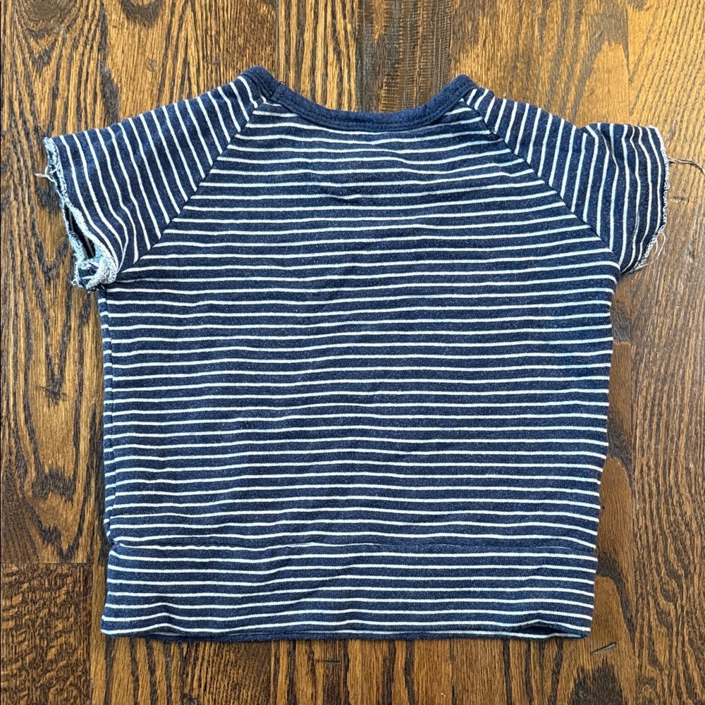 Childhoods Navy Striped Kids Shirt - Picture 4 of 4